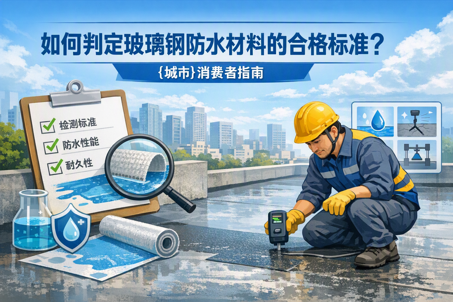 如何判定玻璃钢防水材料的合格标准？ 广州 消费者指南
