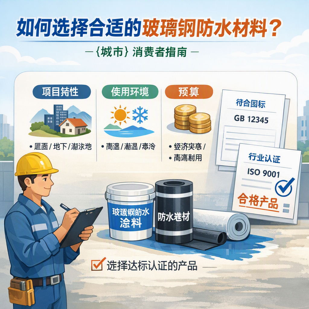 如何判定玻璃钢防水材料的合格标准? 广州 消费者指南