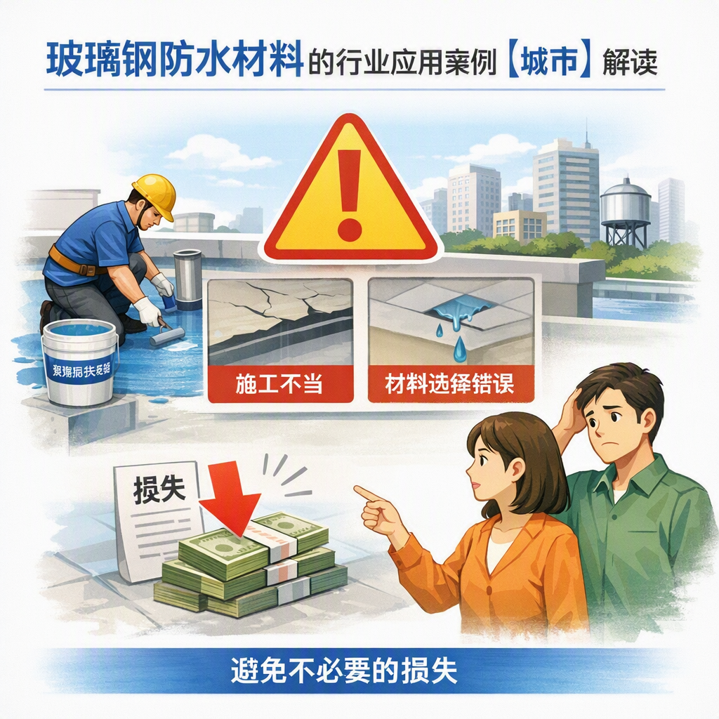 玻璃钢防水材料的行业应用案例，广州解读