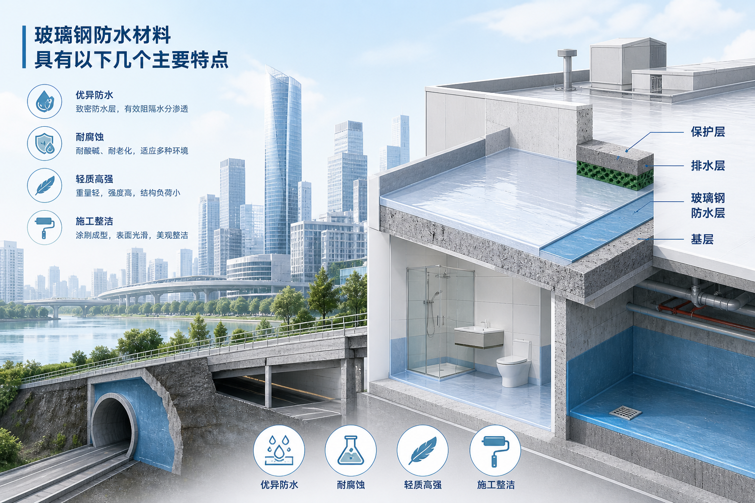 2023年玻璃钢防水材料市场趋势分析，关注 广州 发展