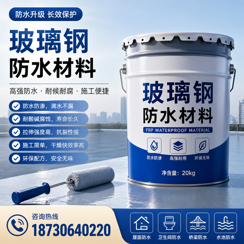 专家解析：玻璃钢防水材料的市场前景分析在 广州