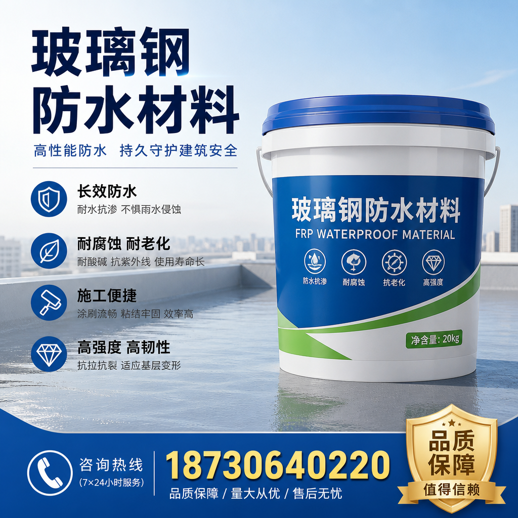 专家解析：玻璃钢防水材料的市场前景分析在 广州